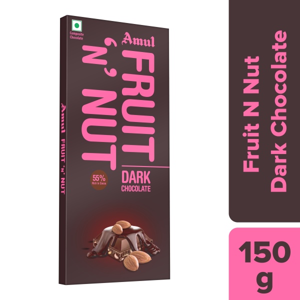 AMUL FRUIT AND NUT DARK CHOCOLATE